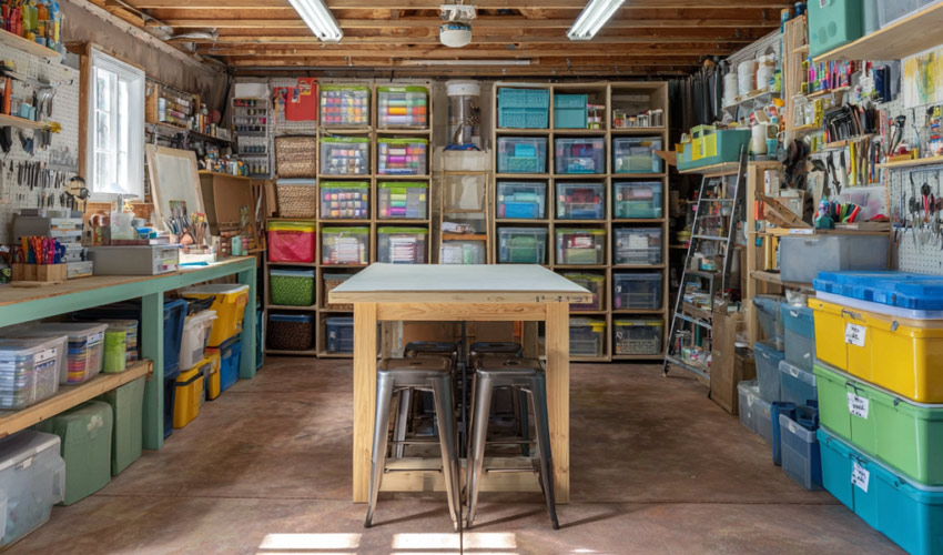 creative ways to use a storage unit