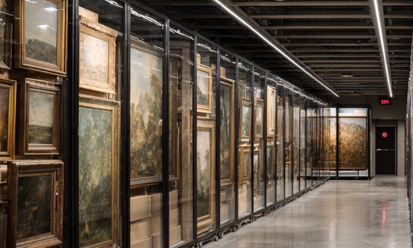 self storage for art collections